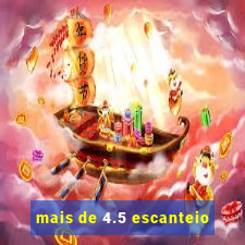 mais de 4.5 escanteio